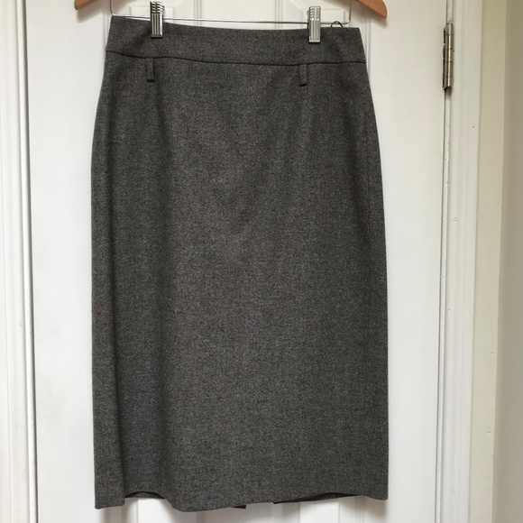 Hugo Boss grey wool & angora pencil skirt size 6 - Picture 1 of 8
